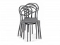 Simple gray Пластиковый стул - фото №9