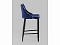Стул полубарный Stool Group Коби Велюр синий  - фото №4