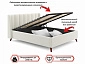 Мягкая кровать Betsi 1600 беж с подъемным механизмом - фото №3