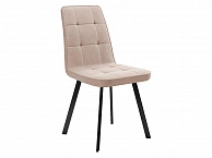 Стул DikLine 207 B03 BEIGE, ножки черные - фото №1