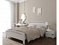Кровать деревянная с ламелями Balu (Балу) 160х200, белый - фото №4