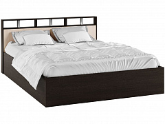 Кровать Ненси-2 венге/дуб молочный + основание ПМ 160 - фото №1, mdmtx-18243-63060
