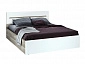 Кровать с настилом ЛДСП Наоми КР-11 160х200, белый глянец - фото №2