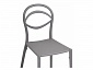 Simple gray Пластиковый стул - фото №8