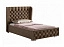 Кровать с подъемным механизмом Франческа 160х200, шоколадный, велюр - миниатюра