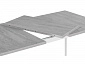 Колон Лофт 120 25 мм бетон / белый матовый Стол деревянный - фото №8