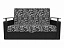 Диван аккордеон Шарк (140х195), рогожка, экокожа - миниатюра