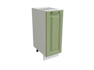 Шкаф Н300 с 1-ой дверью Ницца БЕЛ/ДУБ/ОЛИВ Ф10 - фото №1, 888_ММК-00016195
