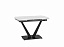 Стол обеденный Stool Group Клео раскладной 120-180*90 Керамика светлая, металл - миниатюра