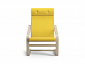 Кресло Тириль желтое / натуральное - фото №4