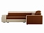 Угловой диван Мустанг с двумя пуфами Правый, рогожка - миниатюра