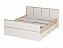 Кровать с проложками ДСП Сакура LIGHT 140х200, дуб сонома, без обивки - миниатюра