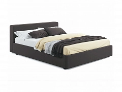 Мягкая кровать Skandi 1600 шоколад с подъемным механизмом - фото №1