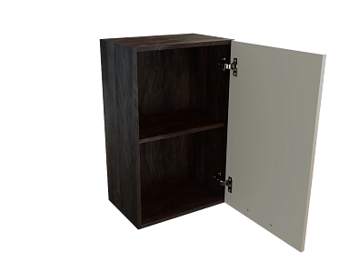 Шкаф В450 с 1-ой дверью Сиэль Инь ДБК/АТЛ/СЕР Ф60 - фото №1, 888_ММК-00015521