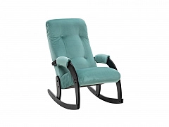 Кресло-качалка Модель 67 Венге, ткань V 43 - фото №1