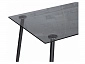 Smoke 120х80х75 clear gray / black Стол стеклянный - фото №6