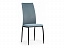 Tod light blue / black Стул на металлокаркасе, велюр - миниатюра