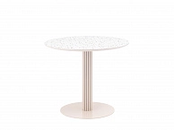 Стол обеденный STOOL GROUP Stem D90 терраццо - фото №1