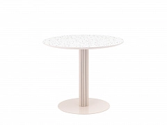 Стол обеденный STOOL GROUP Stem D90 терраццо - фото №1, 66_7068164102