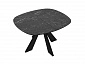 Стол DikLine SKK110 Керамика Черный мрамор/подстолье черное/опоры черные (2 уп.) - фото №8