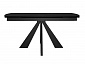 Стол DikLine SKU140 Керамика Черный мрамор/подстолье черное/опоры черные - фото №3