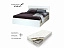 Кровать Наоми КР-11 160х200 с матрасом BFA в комплекте, без обивки - миниатюра