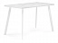 Тринити Лофт 120 25 мм сабия / белый матовый Стол деревянный, металл - миниатюра