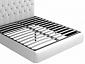 Мягкая двуспальная кровать "Амели" 1600 капучино с ортопедическим основанием и орт. матрасом PROMO B COCOS - фото №4
