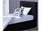 Мягкая кровать Selesta 900 темная с подъем.механизмом с матрасом ГОСТ - фото №7