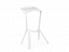 Барный стул Mega white Барный стул, пластик - миниатюра