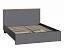 Кровать Остин 11.53 (160х200), графит - миниатюра