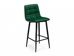 Чилли К зеленый / черный Барный стул - фото №1, Woodville14603