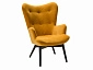 Кресло Хайбэк желтый/венге - фото №2
