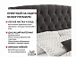Мягкая кровать "Stefani" 1800 шоколад с подъемным механизмом с орт.матрасом PROMO B COCOS - фото №9