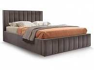 Кровать Вена Стандарт 160 с ПМ (Мора коричневый) - фото №1