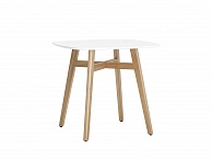 Стол обеденный Stool Group Target 80*80 Белый - фото №1