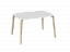 Стол Эра NEW 120, белый, массив березы - миниатюра