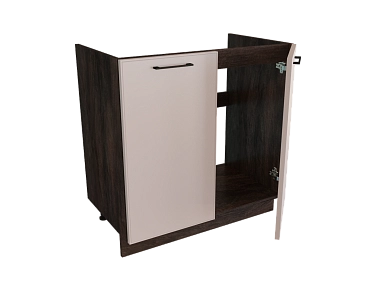 Шкаф М800 с 2-мя дверцами Мемфис ДБК/ЯП/ШЕЛК Ф50 - фото №1, 888_ММК-00039975