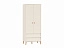 4-75901 Шкаф 2-х дверный с двумя ящиками (АФИНА) / Кашемир Серый, кашемир серый - миниатюра