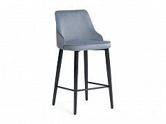 Атани серо-синий / черный Барный стул - фото №1, Woodville14996