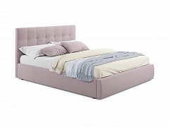 Мягкая кровать Selesta 1600 лиловая с подъемным механизмом - фото №1, mebel_stock_4433