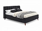 Мягкая кровать Betsi 1600 темная с подъемным механизмом - фото №2