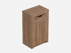 Соренто прихожая Тумба с дверцей и ящиком (Дуб стирлинг) - фото №1