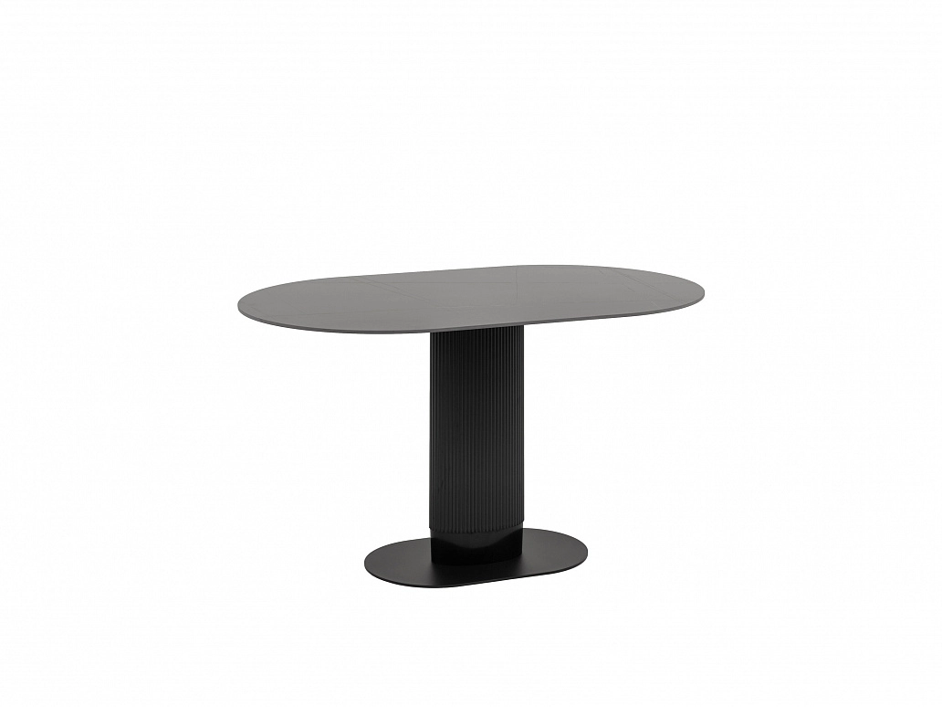 Стол обеденный STOOL GROUP Mystery 130*80 Черный, керамика - фото №1