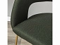 Кресло полубар Hugs тёмно-зеленый/Линк золото - фото №13