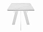 Стол DikLine SKM120 Керамика Белый мрамор/подстолье белое/опоры белые (2 уп.) - фото №8