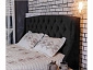 Мягкая кровать "Stefani" 1600 темная с ортопед. основанием с матрасом PROMO B COCOS - фото №5