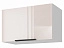 Шкаф навесной 60 х 36 см Калипсо, крем бежевый глянец - миниатюра