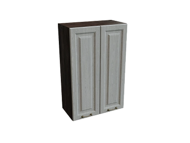 Шкаф В609 с 2-мя дверцами Ницца ДБК/ДУБ/СЕР Ф40Н - фото №1, 888_ММК-00017725