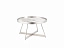 Журнальный столик STOOL GROUP STOOL GROUP Гера 80*80 Белая керамика, сталь серебро, сталь - миниатюра